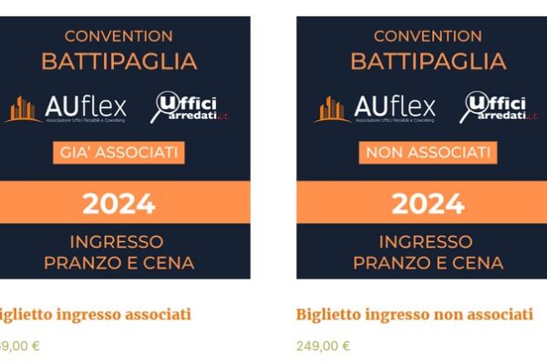 Sei pronto per la Convention AUflex | Ufficiarredati 2024?