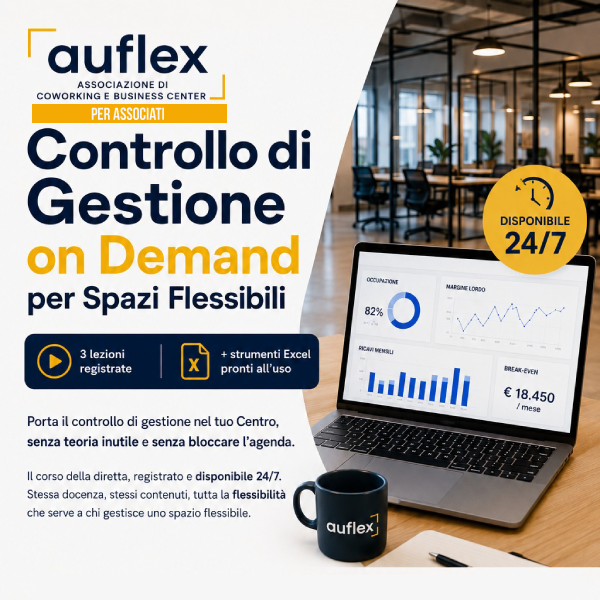 Controllo di gestione on Demand per Spazi Flessibili